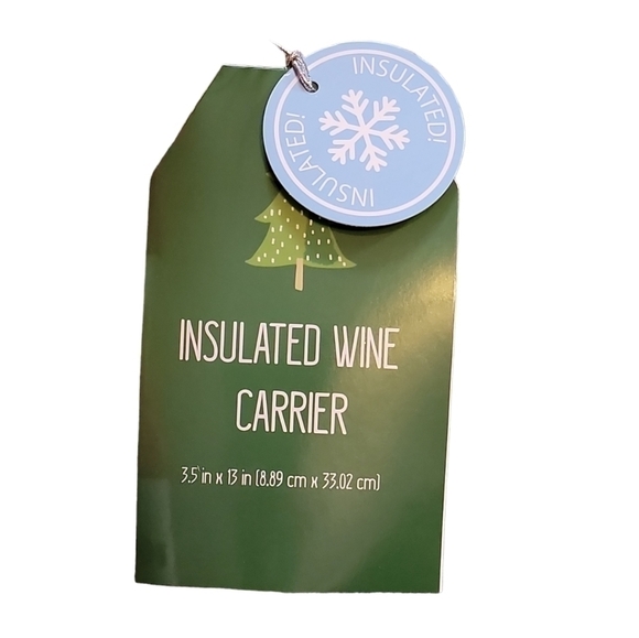 Christmas insulated wine carrier new with tags - Picture 8 of 8